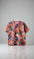 Rose Red Artist-Designed Pattern Shirt