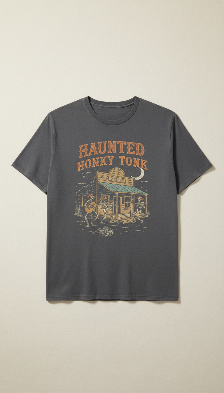 Haunted Honky Tonk Graphic Tee