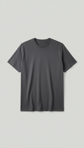 Slate Gray Cotton T-Shirt Essential